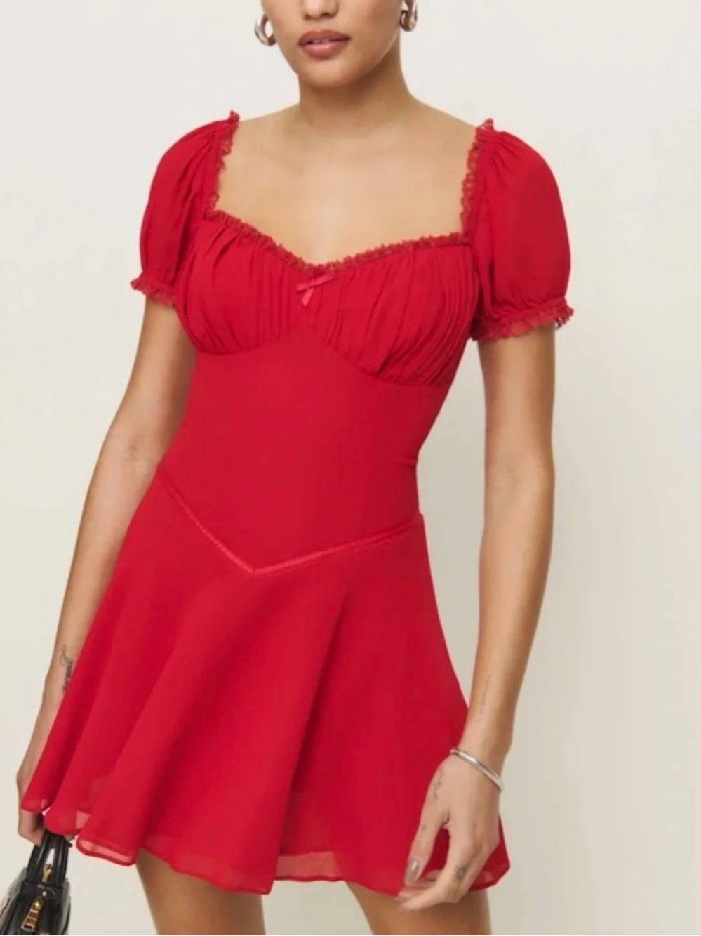 Reformation red dress
